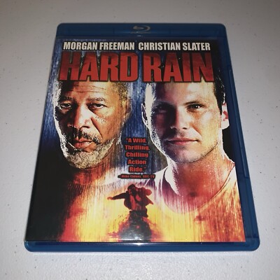 Hard Rain (Blu-ray, 2010) Morgan Freeman 1998 Christian Slater OOP