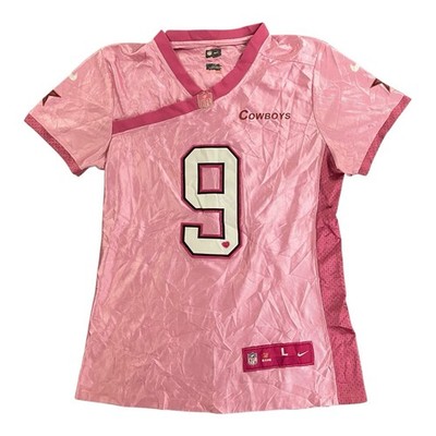 Green Bay Packers NFL Trikot L Damen Pink Romo 9 Nike Fight Cancer Retro