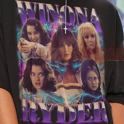 WINONA RYDER Retro T-shirt - Winona Ryder Fans Gift, Winona Ryder Vintage Tees,