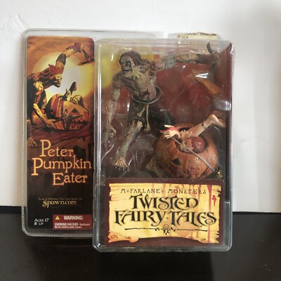 McFarlanes Monsters Twisted Fairy Tales PETER PUMPKIN EATER Action Figure NEW