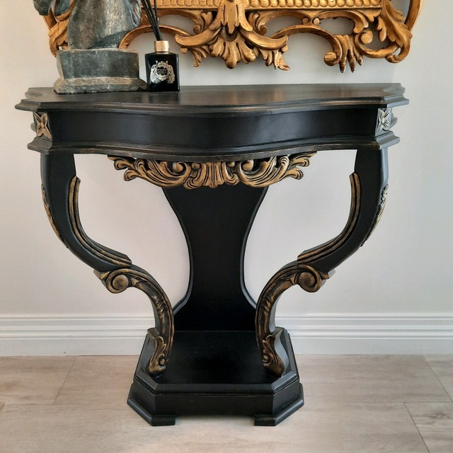 Black and Gold Hall Table | Buffets & Side Tables | Gumtree Australia