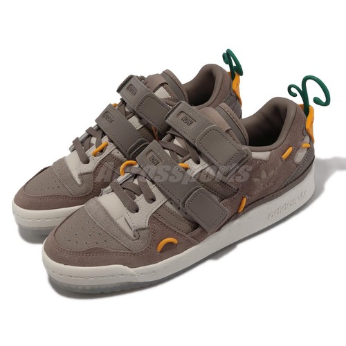 

adidas Originals FiSN x Forum 84 Низкие темно-коричневые мужские повседневные кроссовки GV9223, Коричневый, Forum 84 Low