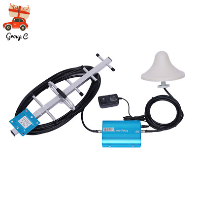 GSM980 Cell Phone Signal Booster Home Repeater Amplifier W/Antenna 3G 4G Kit