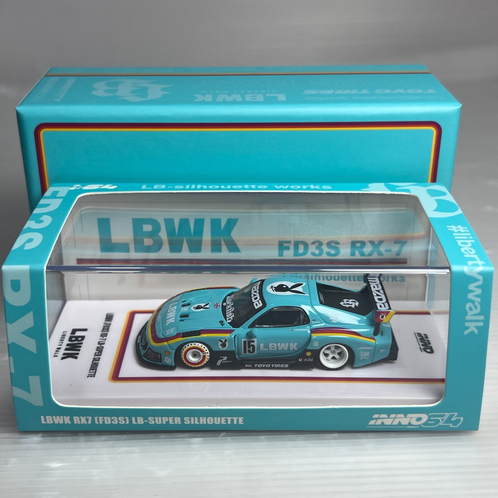 1/64 INNO64 Mazda RX-7 FD3S LB-Super Silhouette LBWK Hobby