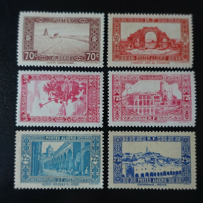 France Colonie AlgÃRie NÂ°138/141a Neuf * Mh