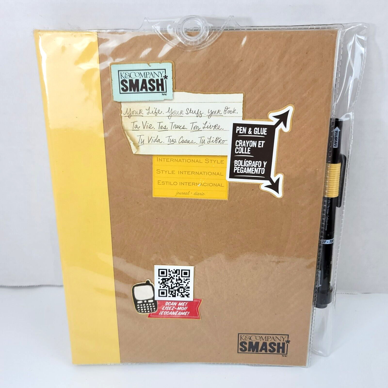 K&Company International Style Smash Junk Journal Scrapbook Diary Cardstock READ