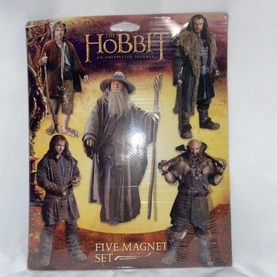 The Hobbit Character Magnet Set New Sealed 5 Piece Set