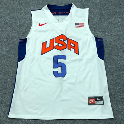 Kevin durant white on sale usa jersey