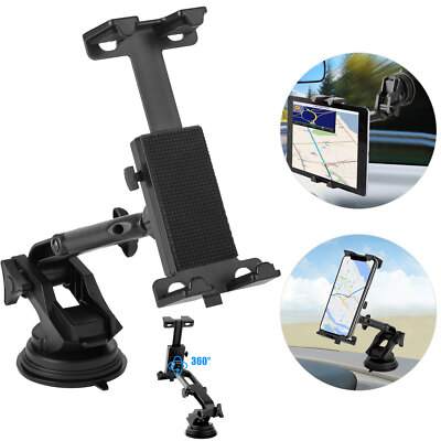Car Phone Tablet Dashboard Mount Windshield Desk Holder for iPhone 14 iPad GPS