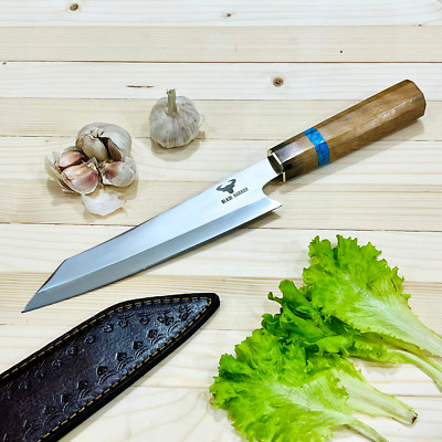 HANDMADE JAPANESE KITCHEN GYUTO CHEF KNIFE SUSHI SASHIMI CUSTOM MADE KIRITSUKE