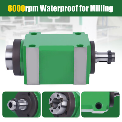 High Accuracy BT30 Power Milling Head CNC Machine Lathe Tool Spindle 6000rpm NEW