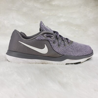 NIKE 'FLEX SUPREME TR6' Purple Gray Training Running Shoes Womens Sz US 9W Wid