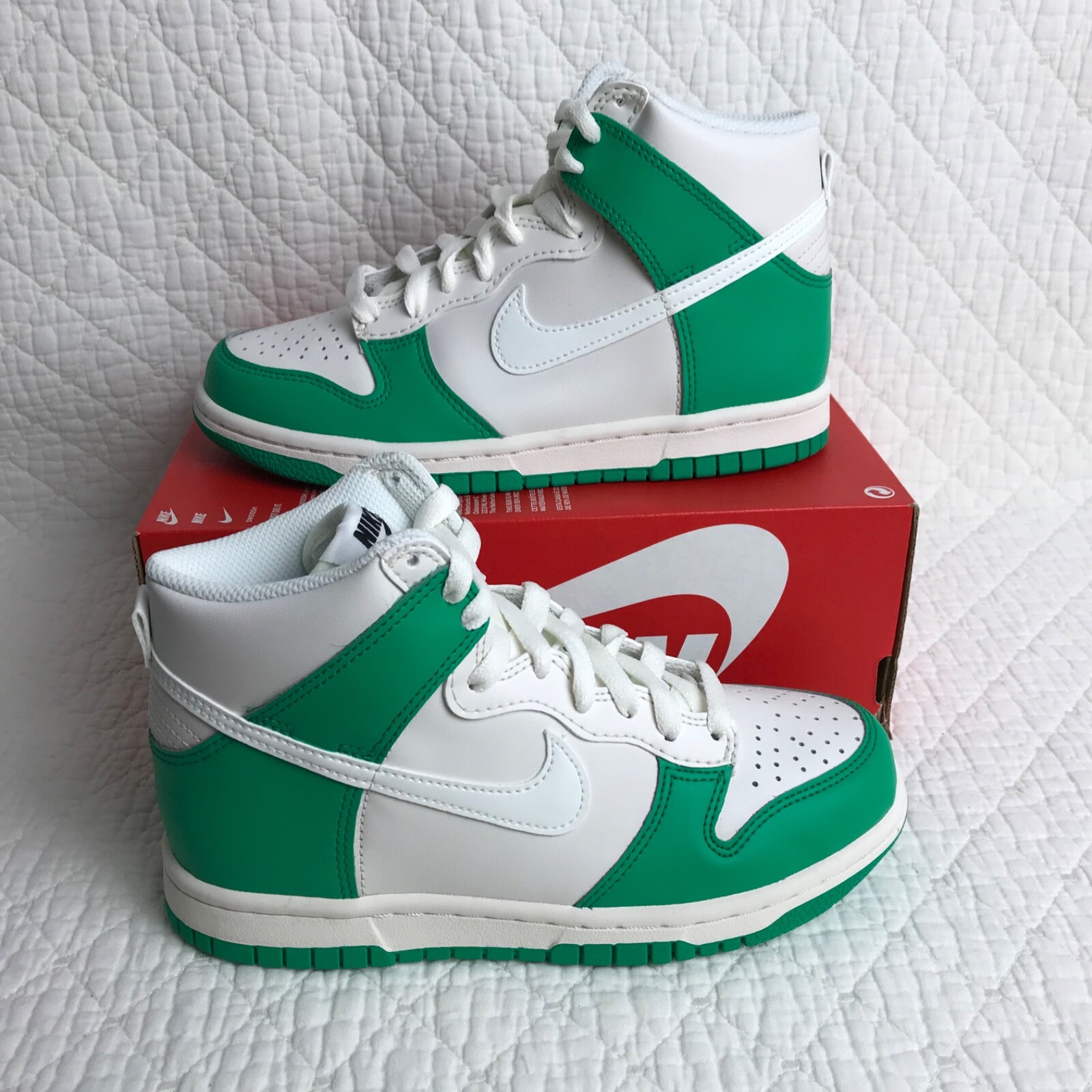 Nike Dunk High (GS) Shoes Youth Kid's SZ 4Y Stadium Green