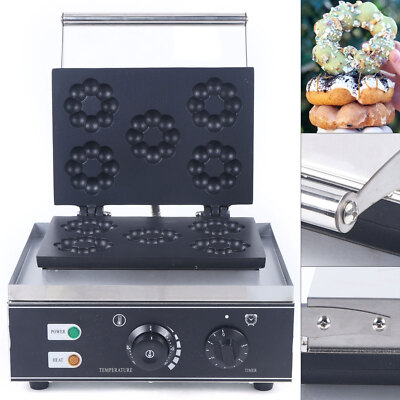 Donut Maker Machine For Bakeries Canteens Make High Quality 1500w Commercial New
