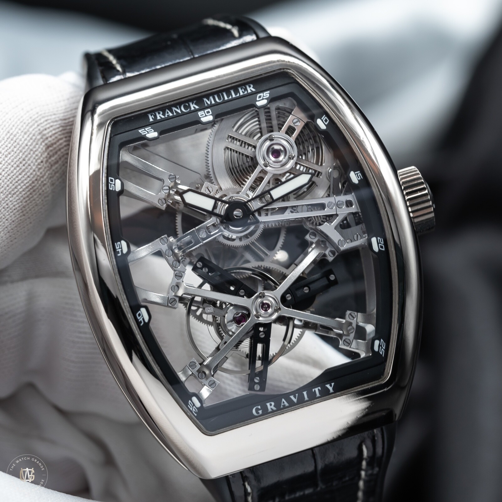 Golden Concepts SP-45 BLK／BLK FRANCK MULLER 18K Rose Gold Rubber 45mm Vanguard Limited
