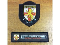 Lambretta Club Great Britain Lcgb Scooter Logo Large Metal Shield Clubs Associations