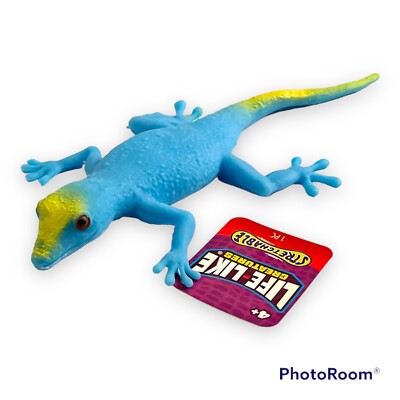 Gecko Life-Like Creatures Autism Sensory Imperial Ja-Ru Stretchy Reptile Lizard