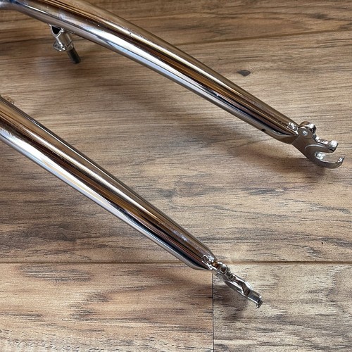 24 INCH Threaded Rigid Chrome Fork 1-inch Threaded Fits Rim Brake