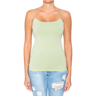 Women's Cami Cotton Stretch With Built In Shelf Bra