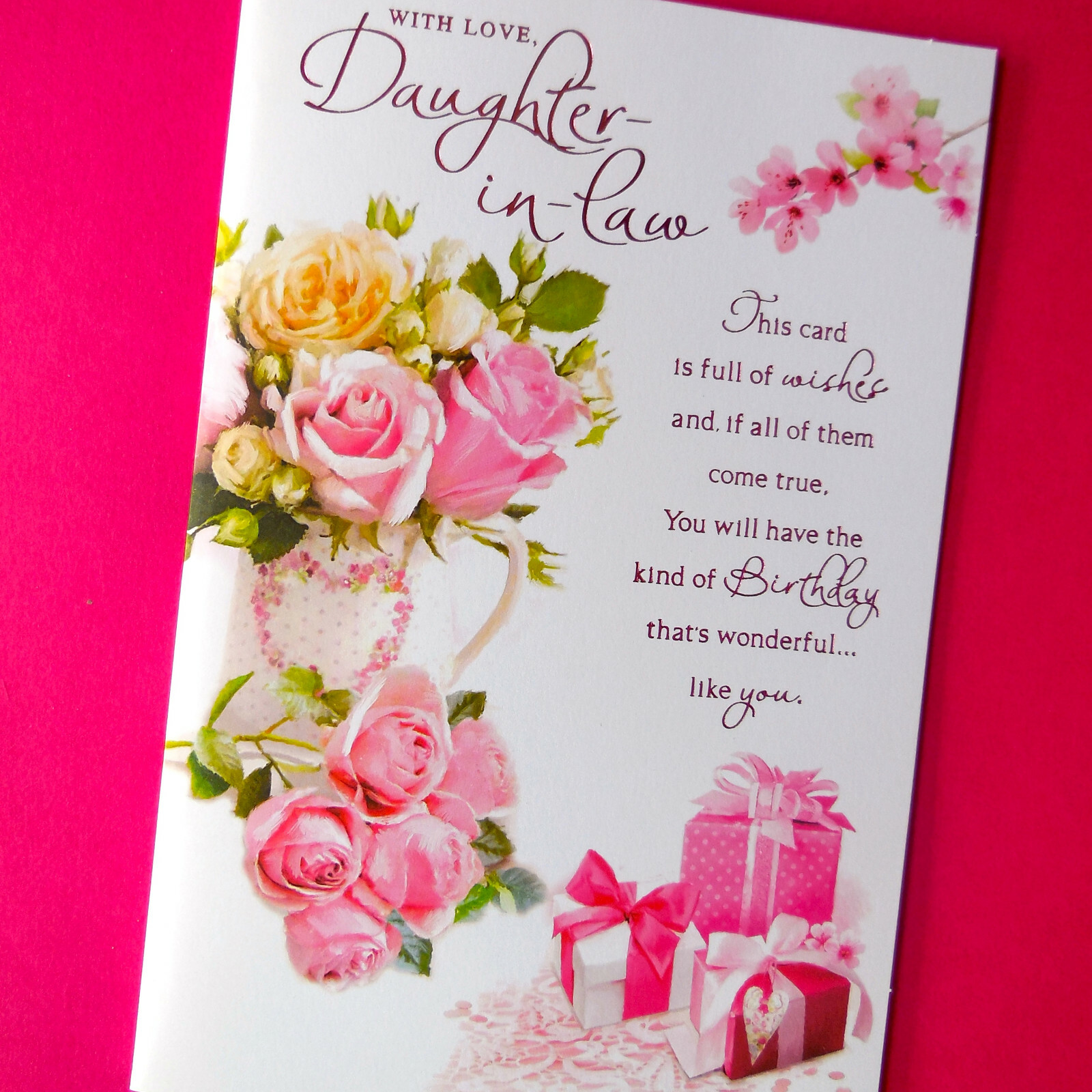 WHITE COTTON CARDS Handgefertigte Geburtstagskarte Für Nichte - Glitzernd, 16x16 Cm, Mit Umschlag, Personalisierbar