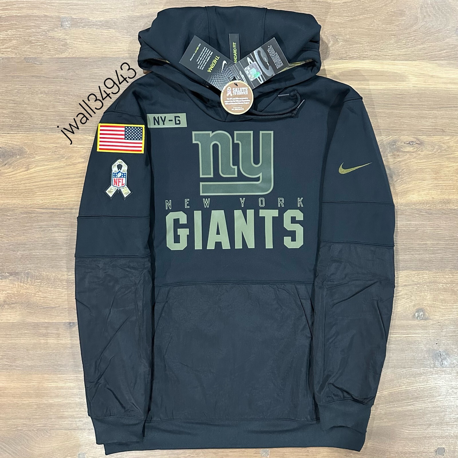 nike giants salute to service hoodie