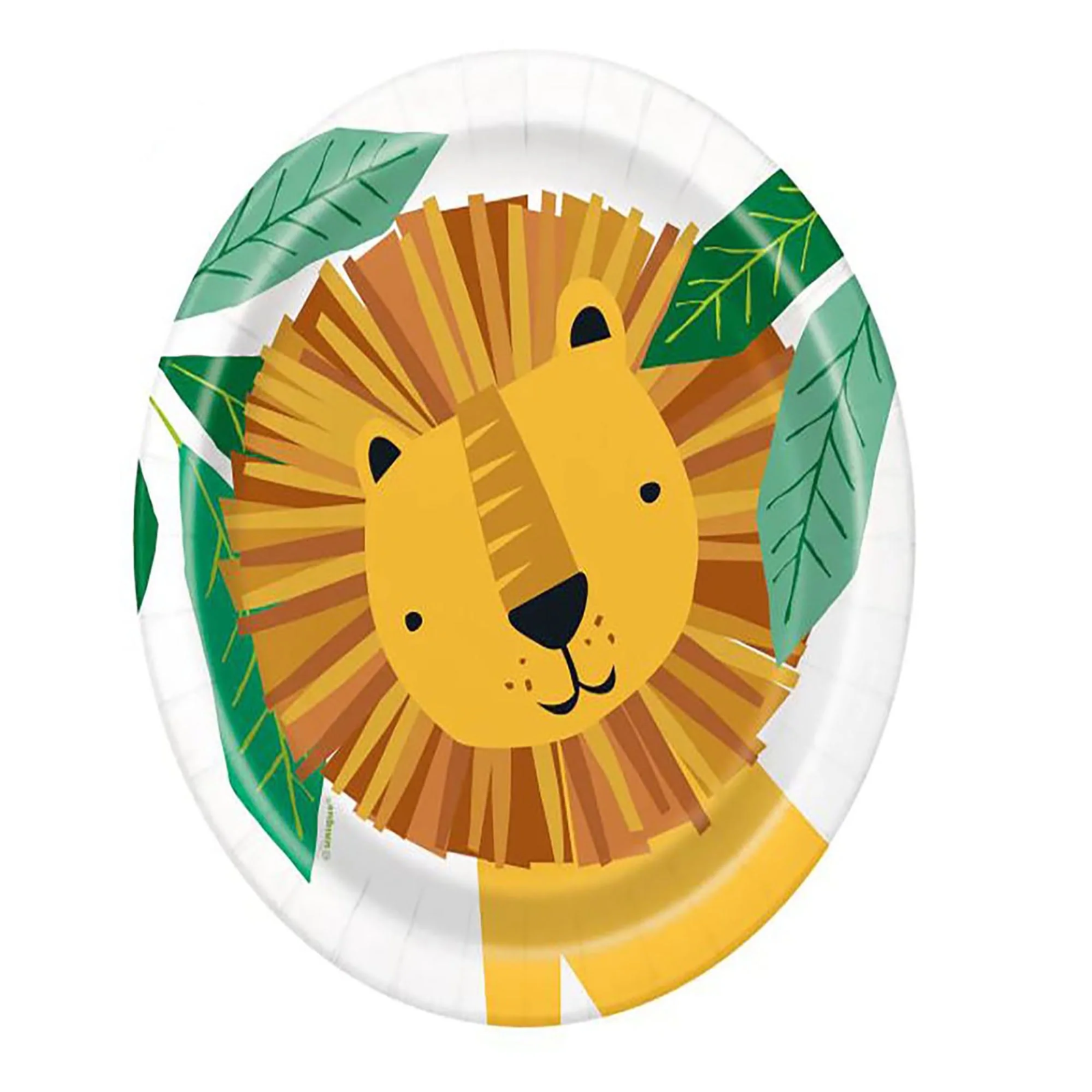 Animal Safari Paper Dessert Plates 8 Pack 7 Inch Cake Plate Birthday Party Zoo 