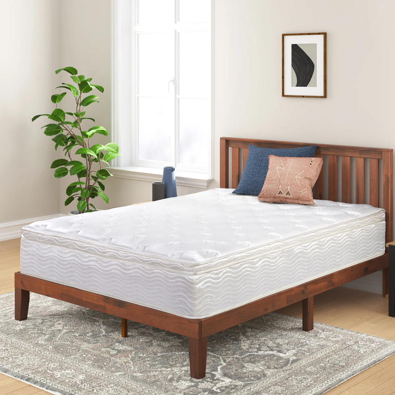 12 Inch Zinus Spring Support King Size Mattress Hybrid Memory Foam Slumber 1 NEW