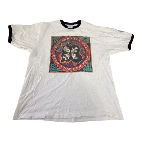 KISS キッス　ロックTシャツ　1994 VTG Kiss T Shirt 1994 Rock N Roll Over Ringer made in USA | eBay