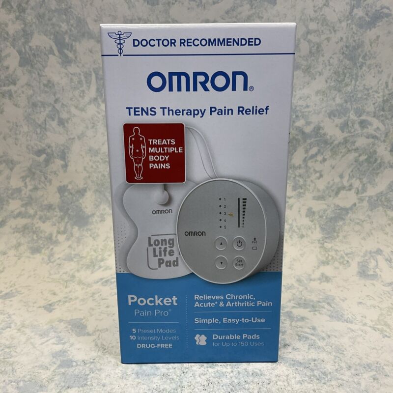 Omron Tens Therapy Pain Relief Pocket Pain Pro Pm400 Exp 01/27 - New