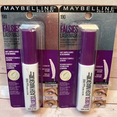 2PK Maybelline The Falsies Overnight Conditioning Lash Mask #190 FREE SHIPPING