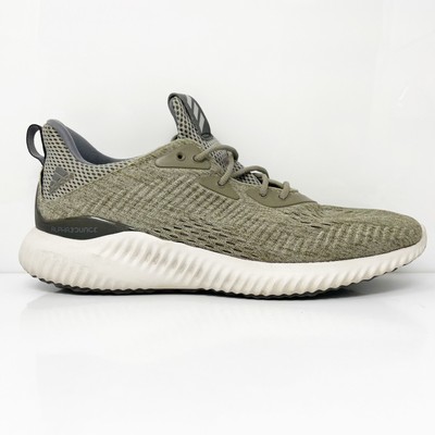 

Adidas Мужские кроссовки Alphabounce EM BW1203 Зеленые кроссовки Размер 9.5, Зеленый, Alphabounce EM