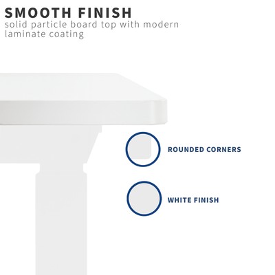 VIVO White 71 x 30 inch Universal Table Top for Sit to Stand Desk Frames