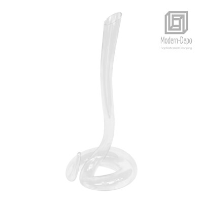 Crystal Wine Decanter Liquor Decanter for Wine, Beer, Snake Shape for Home Decor