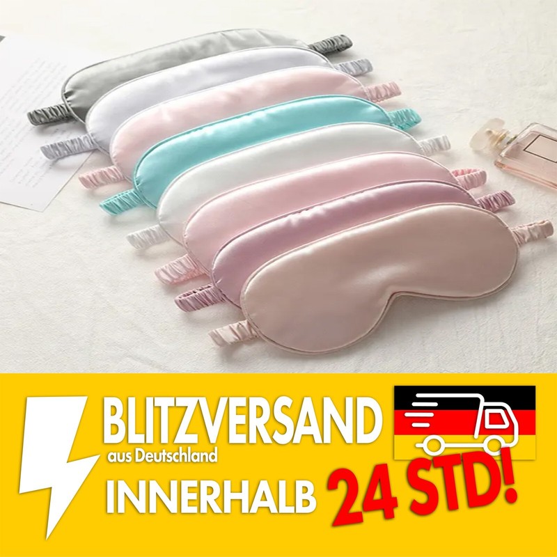 Schlafmaske Aus Satin Schlafbrille Augenmaske Reise Maske Augenbinde Sleep Mask