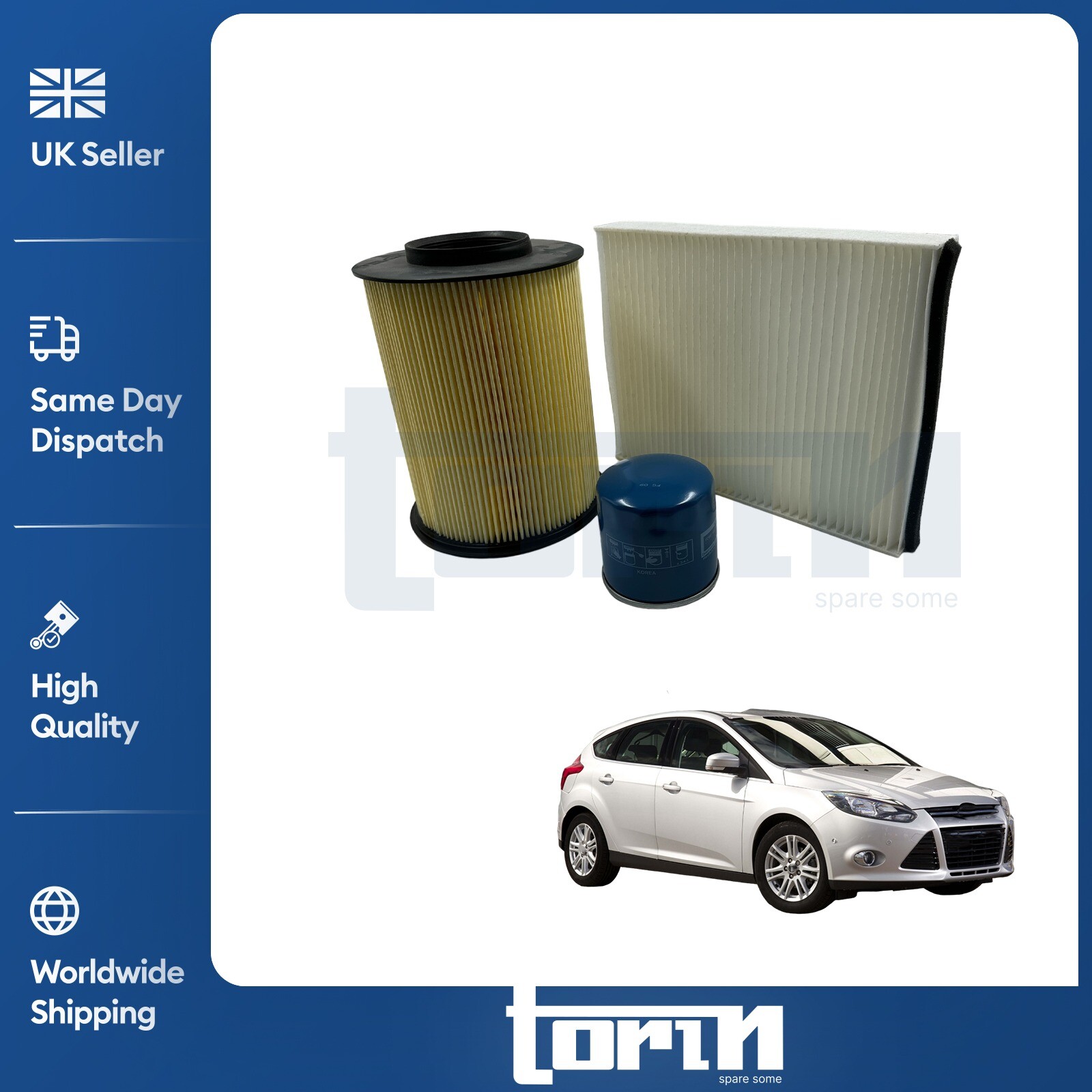 Service Kit For Ford Focus 1.5 Ecobooster C-Max Filter Set Air Oil Cabin Filter