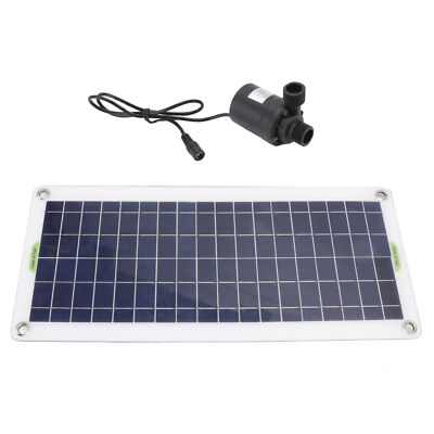 Solar Water Pump Kit 30W Polysilicon Solar Panel Fountain Pump Kit For Sun US