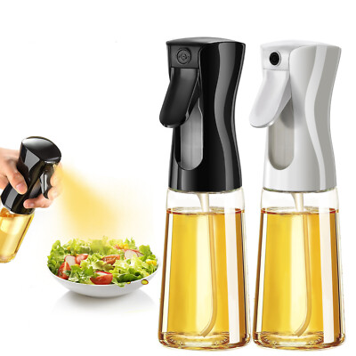 2PCS Olive Oil Sprayer 200ML Cooking BBQ Mister Spray Pump Bottle Kitchen