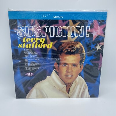 TERRY STAFFORD: Suspicion! 12'' Mono - 1987 Ace - Europe Repress - Sealed!