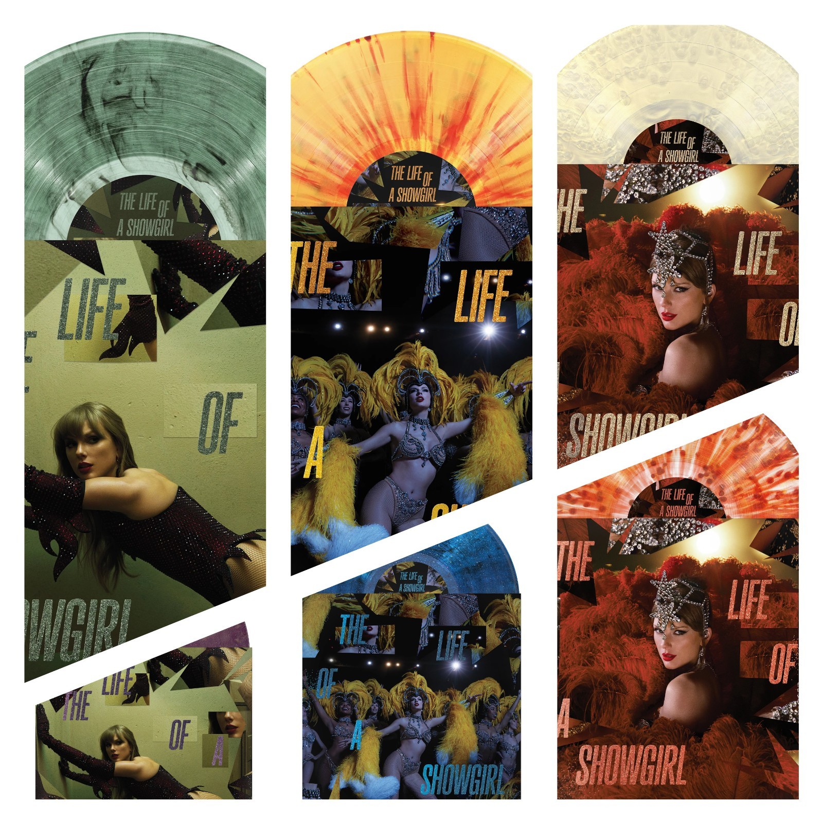 新品 The Life of a Showgirl ボーナストラック4枚セット Taylor Swift The Life of a Showgirl Vinyl Bundle Set 6 Limited