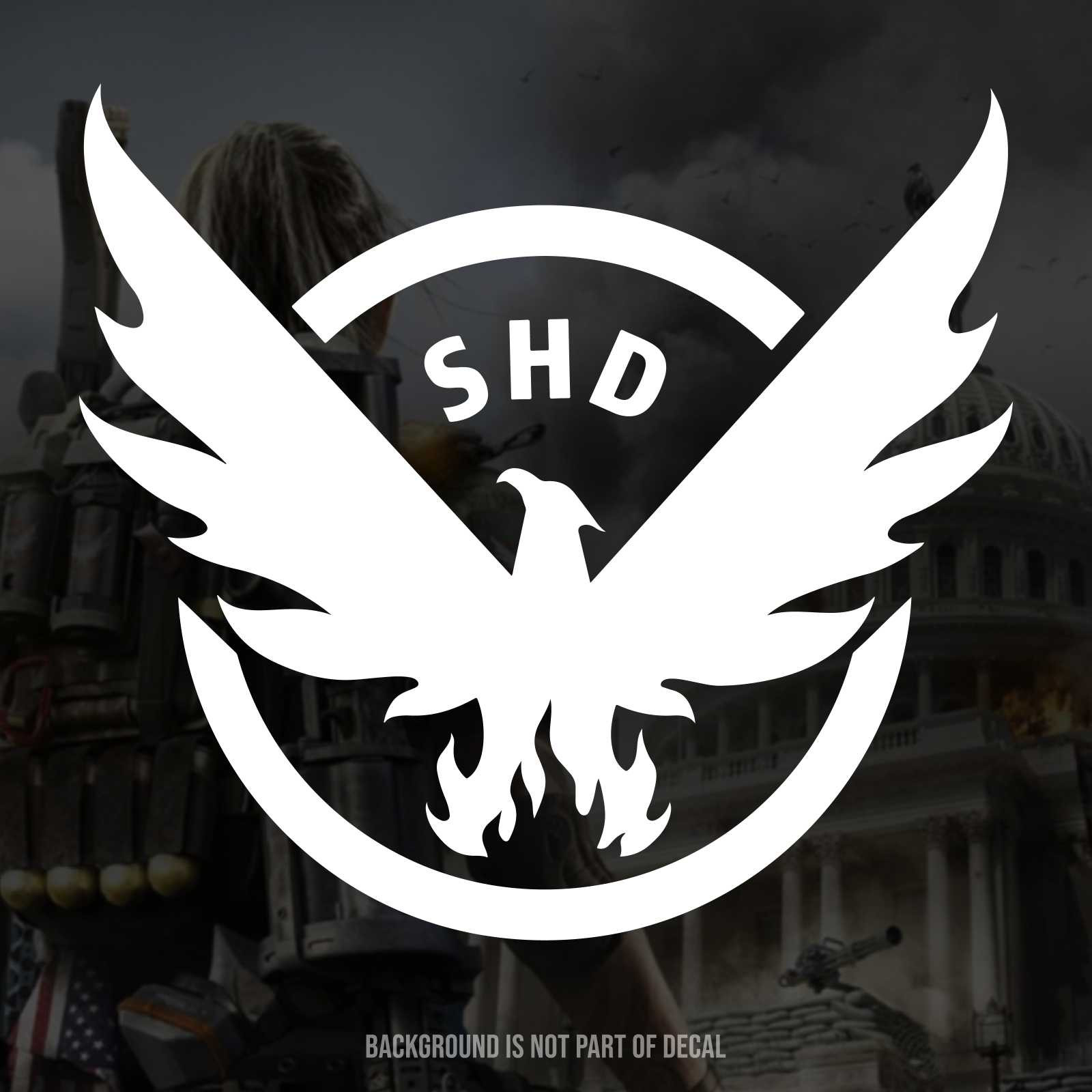 Tom Clancy’s The Division 2 SHD Vinyl Decal Sticker