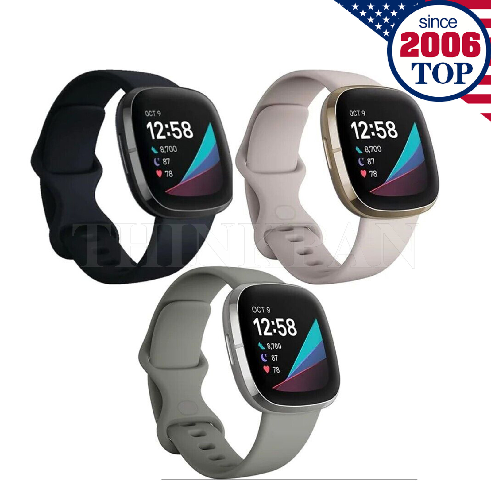 トレーニング用品 Fitbit Sense Amazon.com: Fitbit Sense Advanced Smartwatch with Tools for