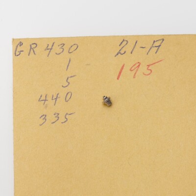 Gruen 430, 440 Barrel Arbor Watch Part #195 Watchmakers New Old Stock (C16D2)