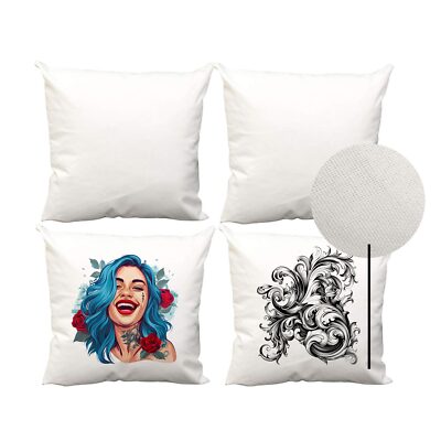 50 Pack Linen 3D Sublimation Pillow Case Blanks 15.75'' Fashional Cushion Cover