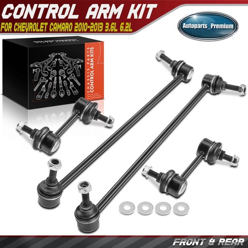 4pcs Front & Rear Stabilizer Bar Links for Chevrolet Camaro 2010-2013 3.6L 6.2L
