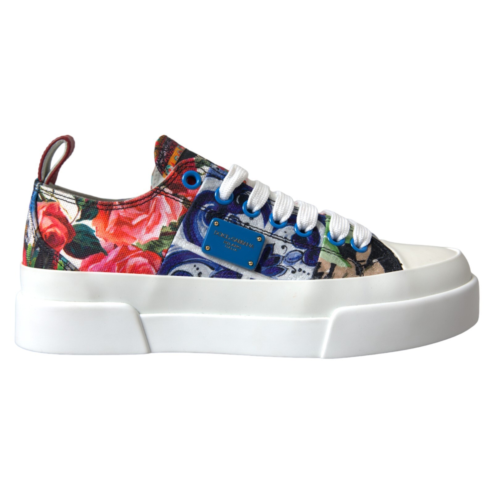 DOLCE & GABBANA Shoes Sneakers Multicolor Patchwork Low Top DOLCE & GABBANA Shoes Sneakers Multicolor Patchwork Low Top