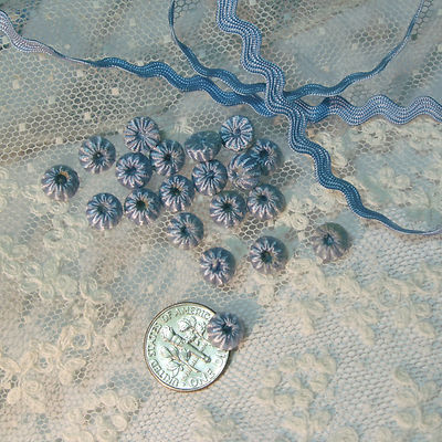 ONE antique french silk doll button doll-dress tiny small 1//4/" red burgundy vtg