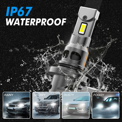 Bevinsee Z26 H1 H4 H7 H8 H11 9005 9006 LED Headlight Bulbs 6000K Canbus Bright