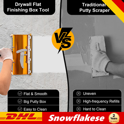 9.8'' Trockenbau Kelle Drywall Flat Finishing Werkzeuge Verstellbarer 98cm-160cm