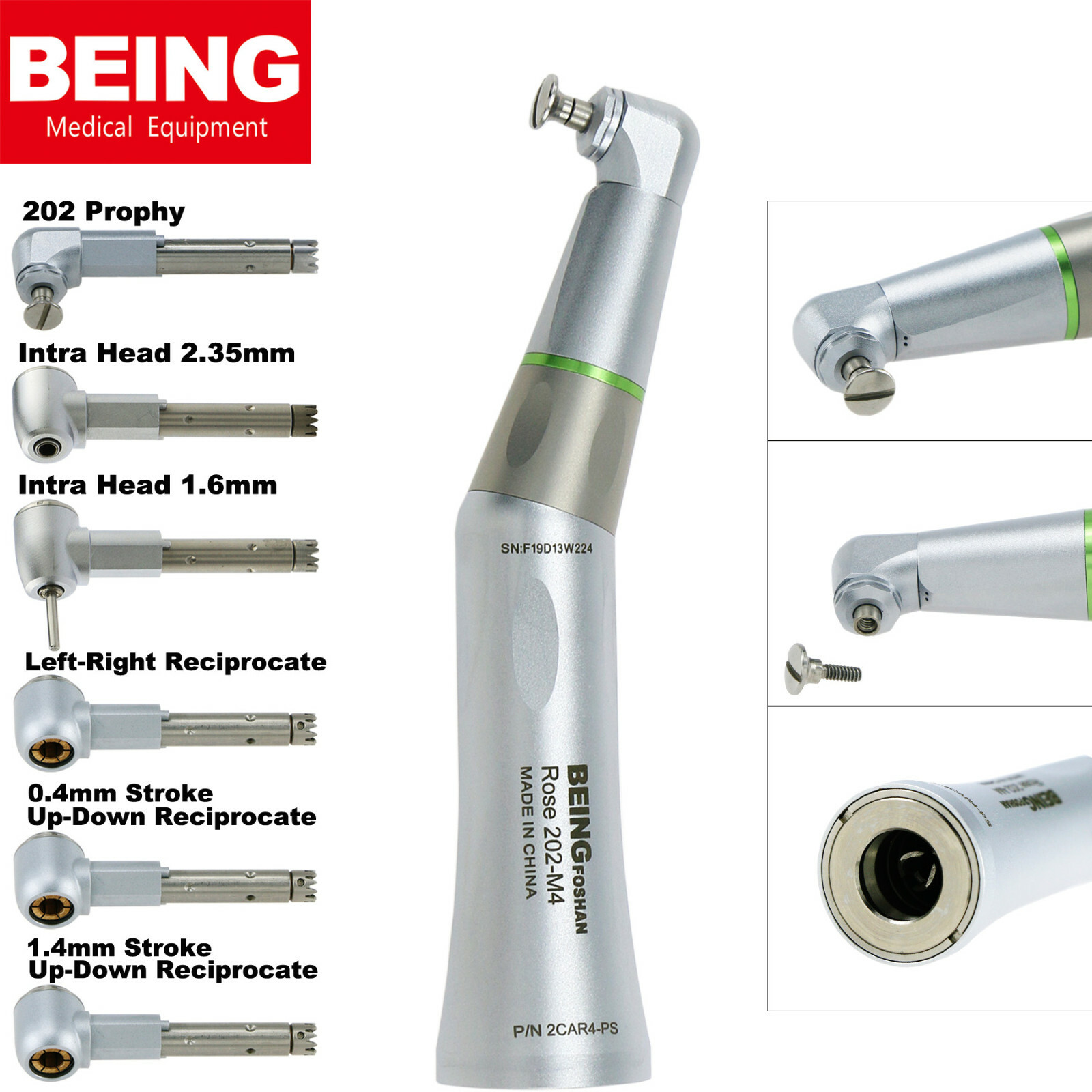 BEING 41 Contra Angle Handpiece Dental Prophylaxis Prophy Fit NSK KAVO