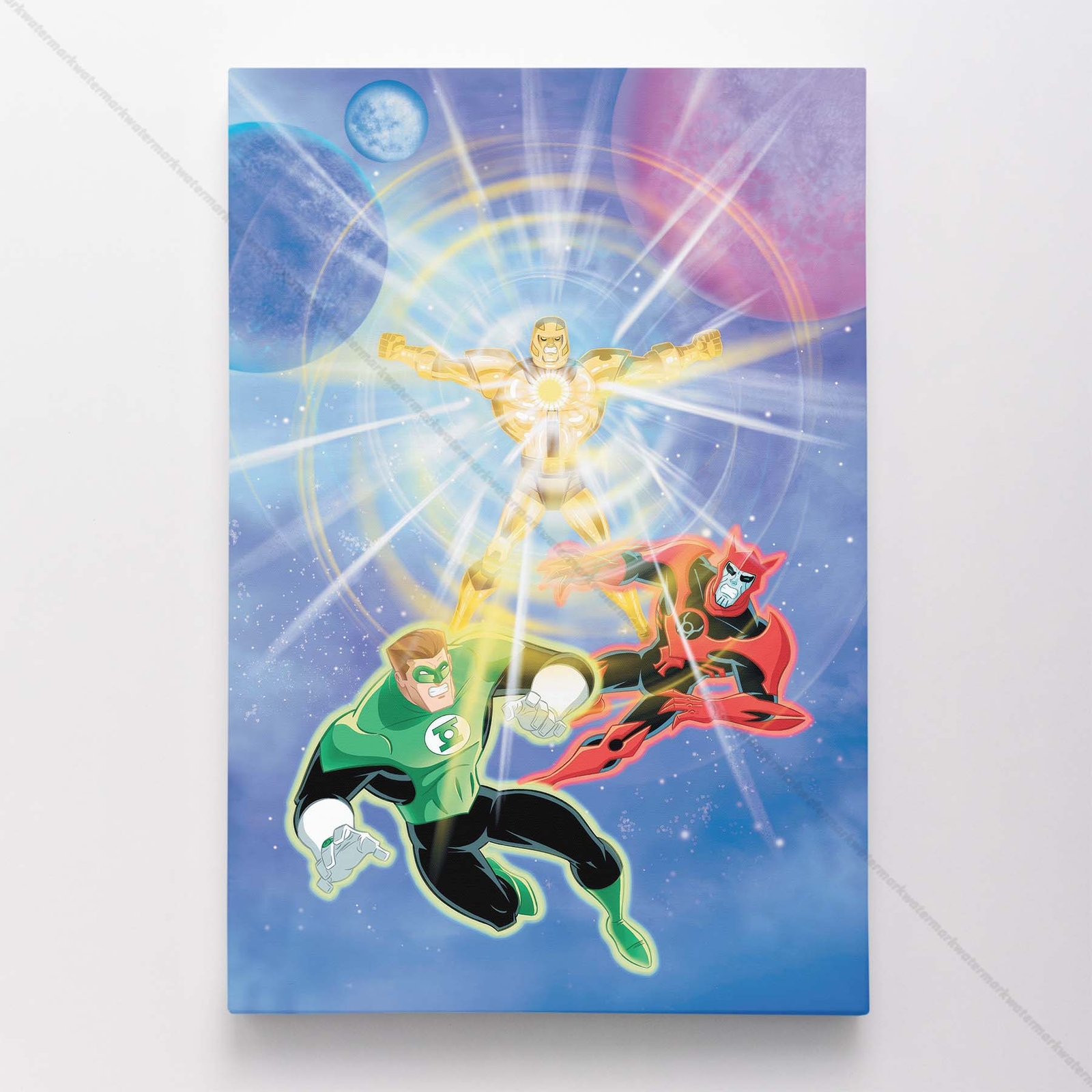 Green Latern Poster Canvas DC Comic Book Cover Art Print #11499